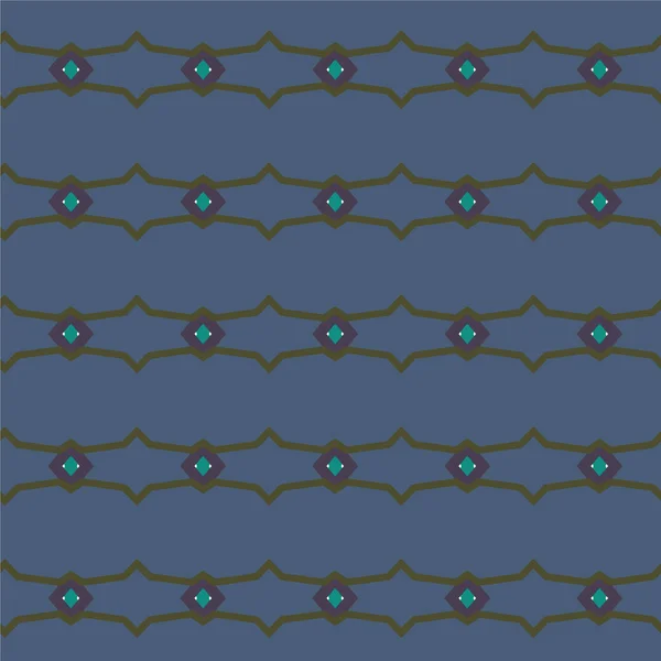 Modello Senza Soluzione Continuità Con Forme Geometriche Illustrazione Vettoriale — Vettoriale Stock