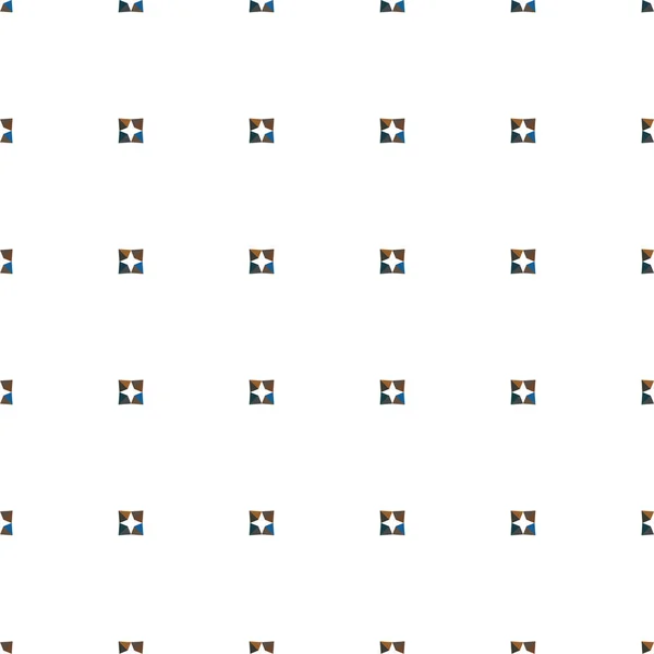 Nahtlose Muster Mit Geometrischen Formen Vektorillustration — Stockvektor