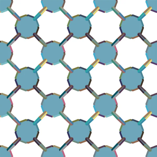 Vektor Illustration Von Geometrischen Nahtlosen Muster Abstrakte Tapete Hintergrund — Stockvektor