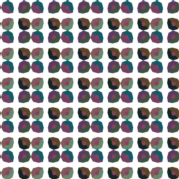 具有无缝图案的华丽模板 抽象几何向量模板 — 图库矢量图片