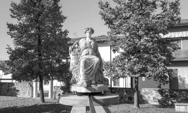 Statua Della Pace Statua Peace Replika Campo Formios Fördrag Undertecknades — Stockfoto