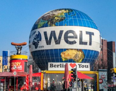 Berlin, Almanya 'da Weltbalon Hava Servisi