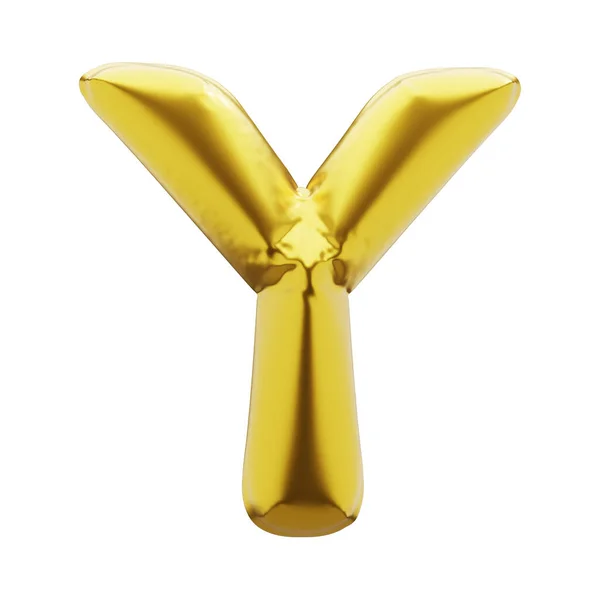 Φουσκωτό Γράμμα Χρυσό Χρώμα Φουσκωτά Σύμβολα Χρυσού Χρώματος Για Σχεδιασμό — Φωτογραφία Αρχείου