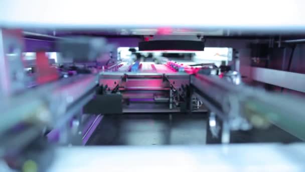 Виробництво електронних друкованих плат, друкованих плат, ПЛБ — стокове відео
