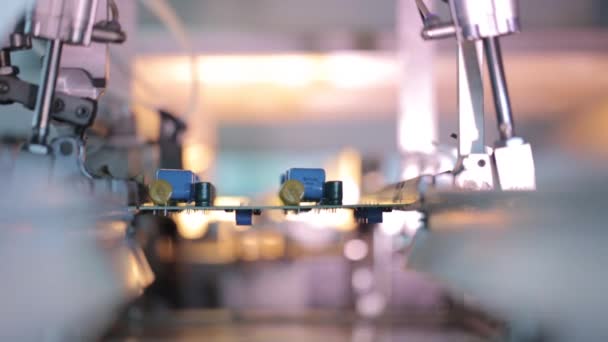 Výroba desek tištěných obvodů, desek tištěných obvodů, PCB — Stock video