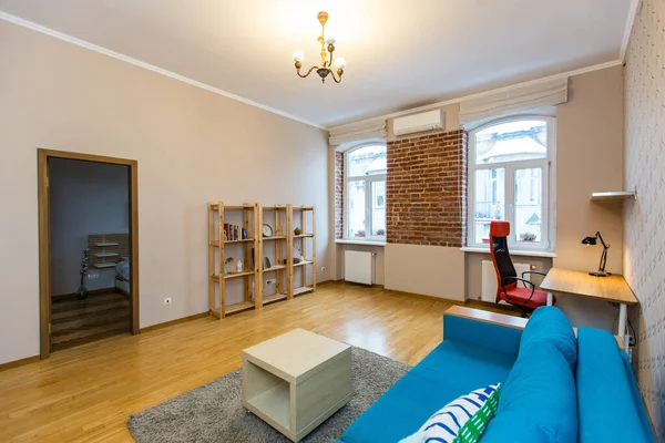 Foto Degli Interni Una Camera Stile Loft Moderno — Foto Stock