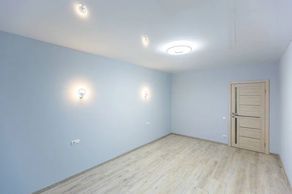 Fotografie Interioară Apartament După Renovare Nouă Fără Mobilier Stil Loft — Fotografie, imagine de stoc