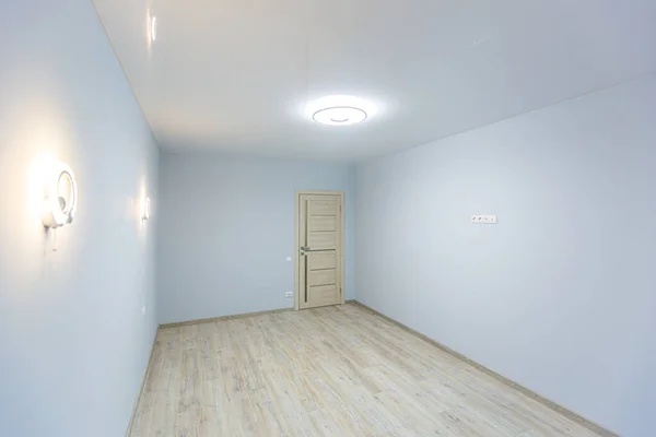 Fotografie Interioară Apartament După Renovare Nouă Fără Mobilier Stil Loft — Fotografie, imagine de stoc