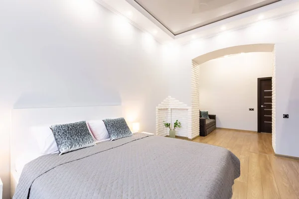 Innenaufnahmen Wohnzimmer Modernem Stil Eine Echte Wohnung — Stockfoto