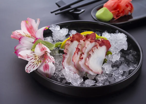 Polpo sashimi, cucina giapponese — Foto Stock