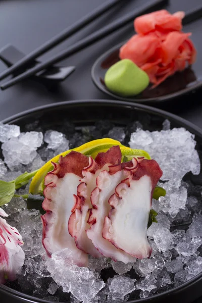 Polpo sashimi, cucina giapponese — Foto Stock