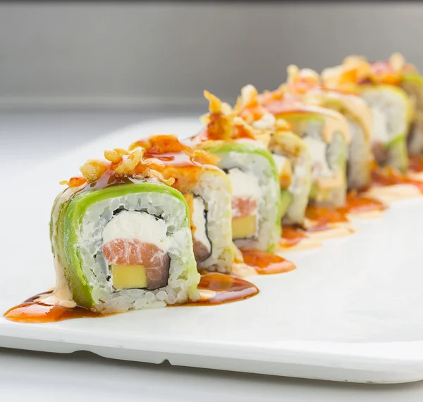 Japanse keuken. Sushi. — Stockfoto