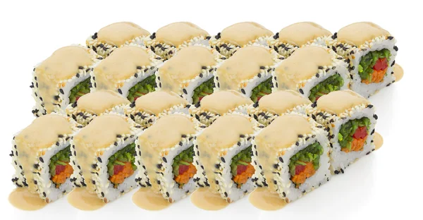 Japanse keuken. Sushi. — Stockfoto