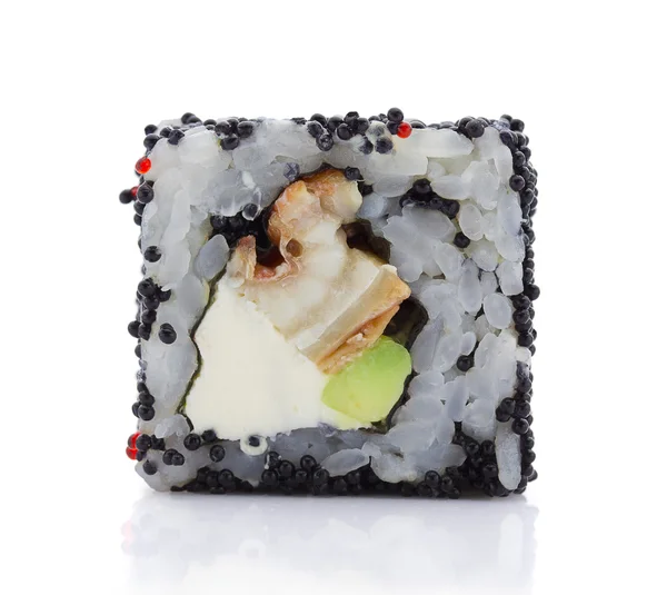 Cozinha japonesa. Sushi com ingredientes frescos . — Fotografia de Stock