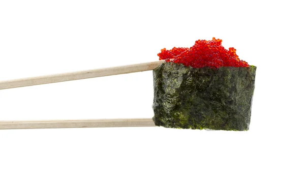 Japanse keuken. Sushi met verse ingrediënten. — Stockfoto