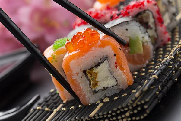 Japanse keuken. Sushi. — Stockfoto