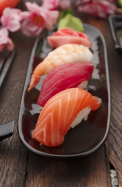 Japanse keuken. Sushi — Stockfoto