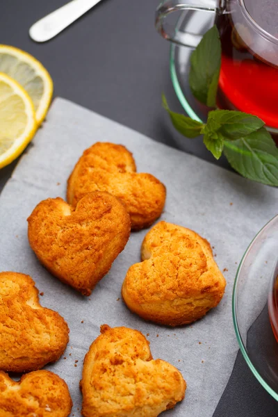 Dolci biscotti fatti in casa — Foto Stock