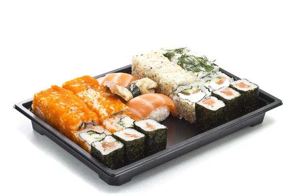 Sushi isolé sur fond blanc — Photo