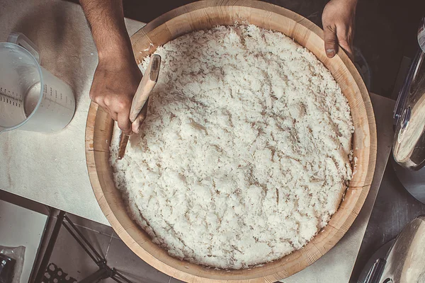 Rýže v hangiri — Stock fotografie