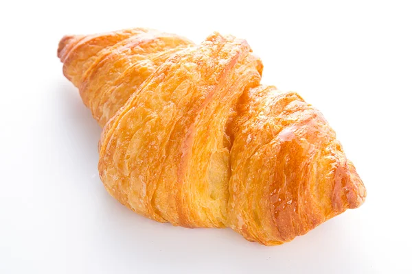 Fresh croissant isolated on white background — Stock Photo, Image