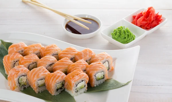 Cucina giapponese. Sushi . — Foto Stock