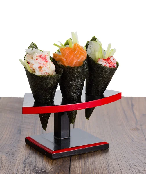 Japanese cuisine. Sushi. — Stock Photo, Image