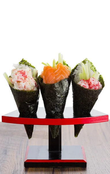 Cocina japonesa. Sushi. . — Foto de Stock