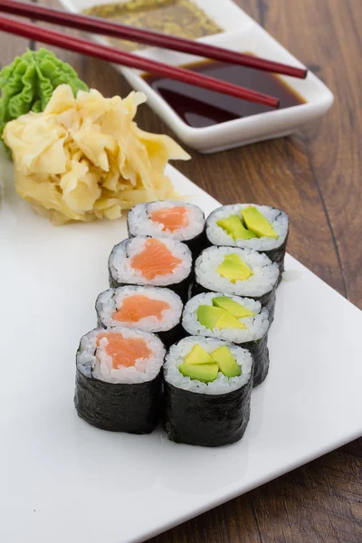 Japanse keuken. Sushi. — Stockfoto