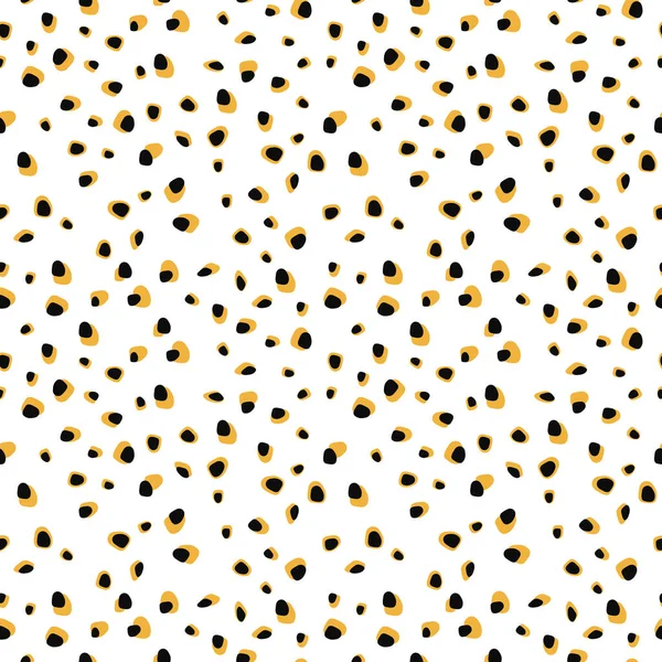 Patrón Sin Costuras Moda Manchas Leopardo Marrón Amarillo Para Papel — Foto de Stock