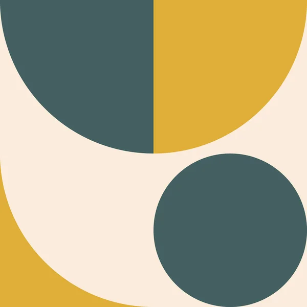 Καλλιτεχνικό Σκανδιναβικό Στυλ Αφίσα Trending Χρώματα Γεωμετρικό Σχέδιο Για Web — Φωτογραφία Αρχείου