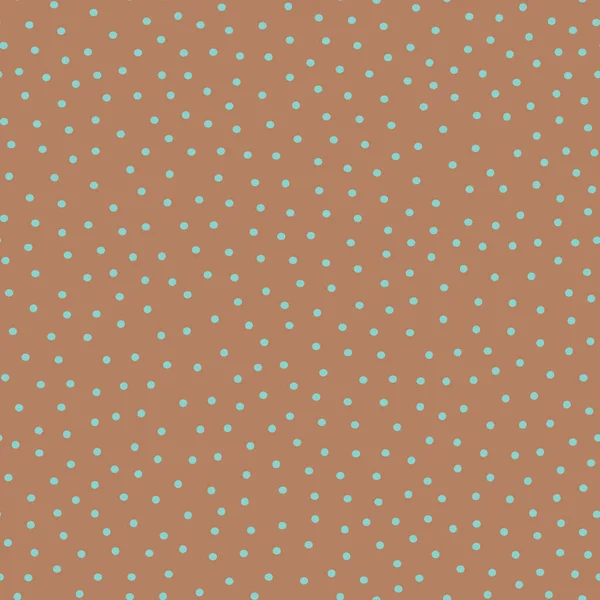 Polka Dot Fabric Infinite Number Blue Dots Brown Background Seamless — Stock Photo, Image