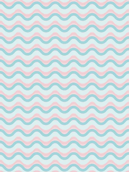Κυματιστές Γραμμές Θαλασσινά Κύματα Χαριτωμένο Φόντο Για Εκτύπωση Σημειωματάρια Διακοσμητικά — Φωτογραφία Αρχείου