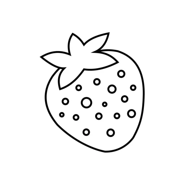 Strawberry Berry White Background Printing Clothes Decorative Pillows Kitchen Children — Stock Photo, Image
