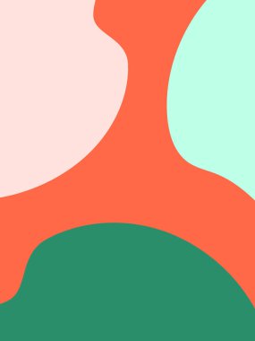 Soyut şekilli modern ve şık poster şablonları. Modern davetiyeler, el ilanları, posterler, kartlar, ambalaj tasarımı. Vektör grafikleri.