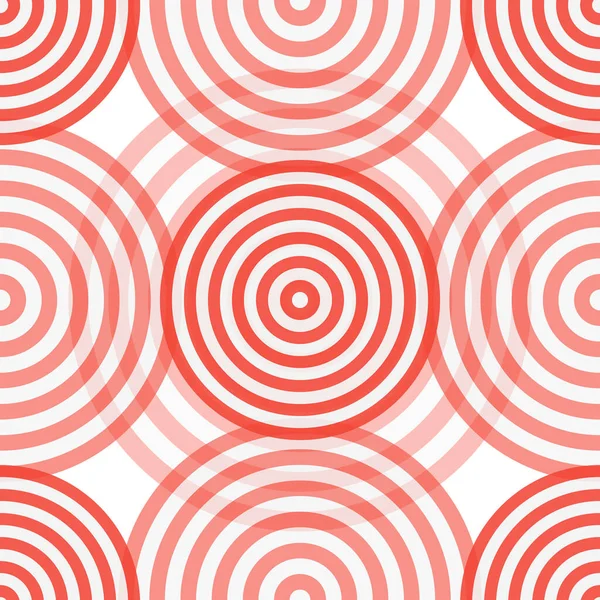 빨간색 이있고 형태의 매끄럽지 패턴입니다 장식용 침구류에 인쇄하기 위해서 그래픽 — 스톡 벡터