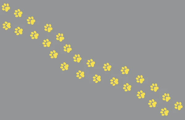 Πιόνια Γάτας Σκύλου Κουταβιού Διαγώνια Ίχνη Ζώων Για Μπλουζάκια Υπόβαθρα — Διανυσματικό Αρχείο
