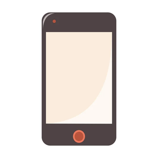Мобільний Телефон Білому Тлі Сучасний Гаджет Спілкування Бізнесу — стокове фото
