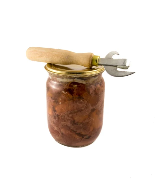 Canned meat — Stock Photo, Image