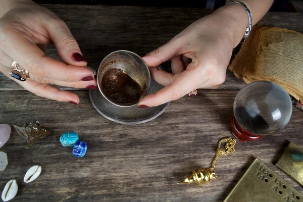 Witch - fortune teller — Stock Photo, Image