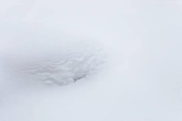 Fond de texture de neige fraîche. Ton bleu. — Photo