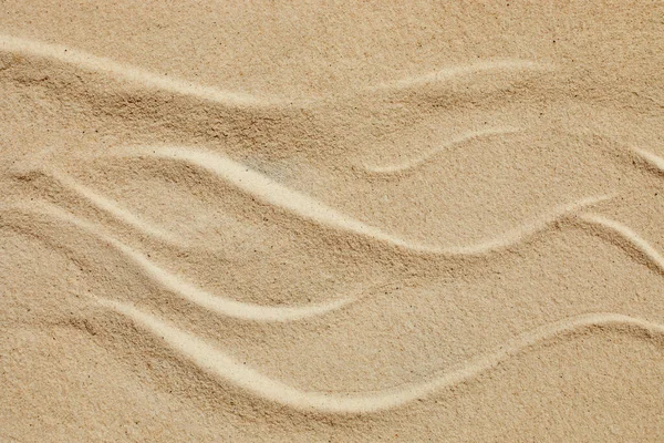 Texture sable. Plage de sable pour le fond du produit. Vue du dessus — Photo