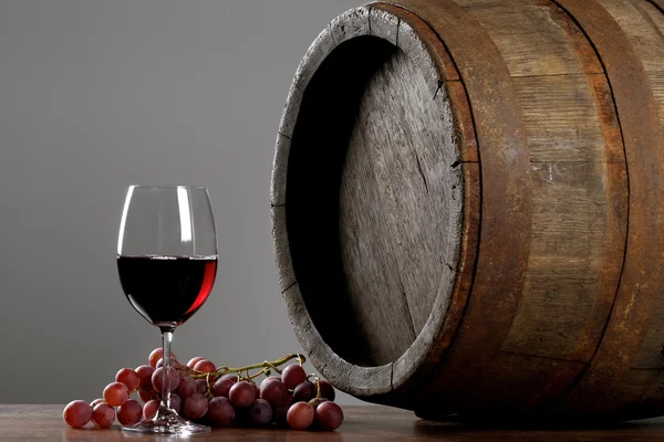 Víno s barel — Stock fotografie