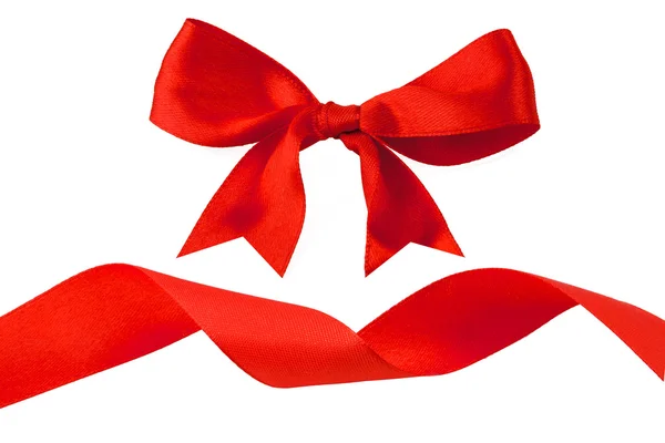 Red ribbon — Stock Photo, Image