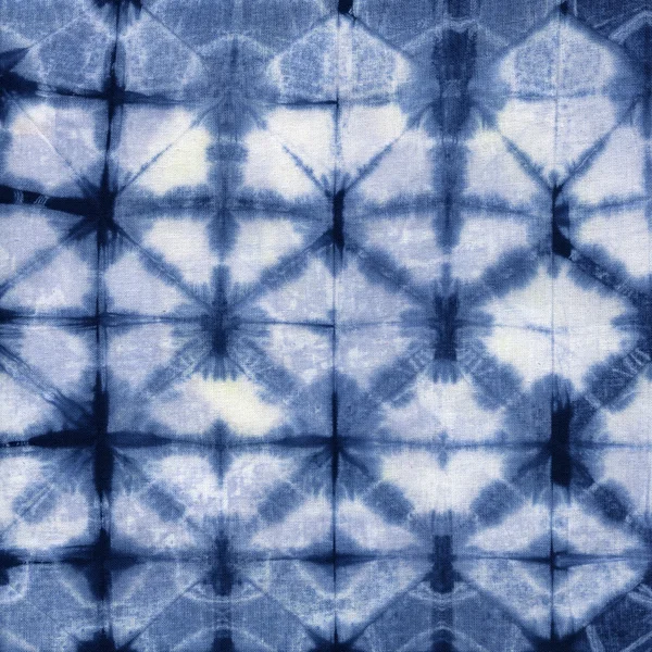 Matériau teint en batik. Shibori — Photo