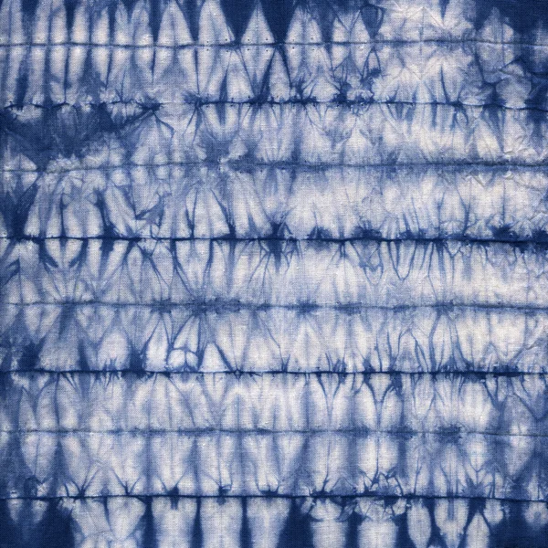 Materiał farbowany batik. Shibori — Zdjęcie stockowe