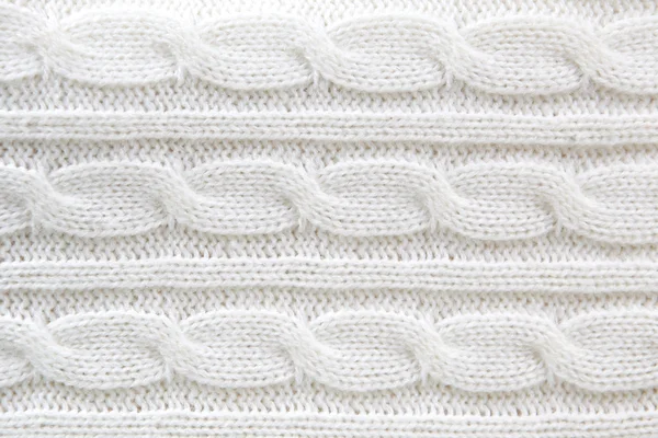 Фон свитера из белой шерсти — стоковое фото