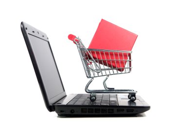 bilgisayardaki alışveriş çantası