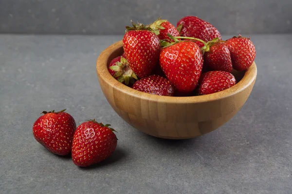 Strawberries in a Bowl — Stock Photo, Image