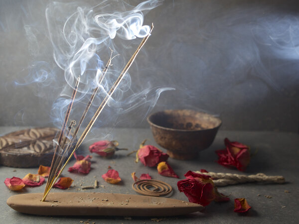 Incense stick. Aromatherapy